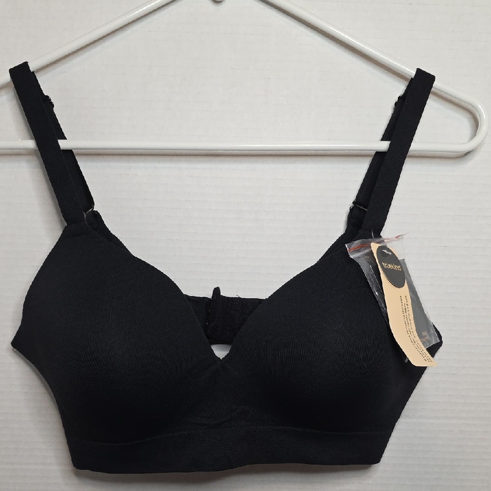 Truekind Black Women's Supportive Comfort Wireless Shaping Bra